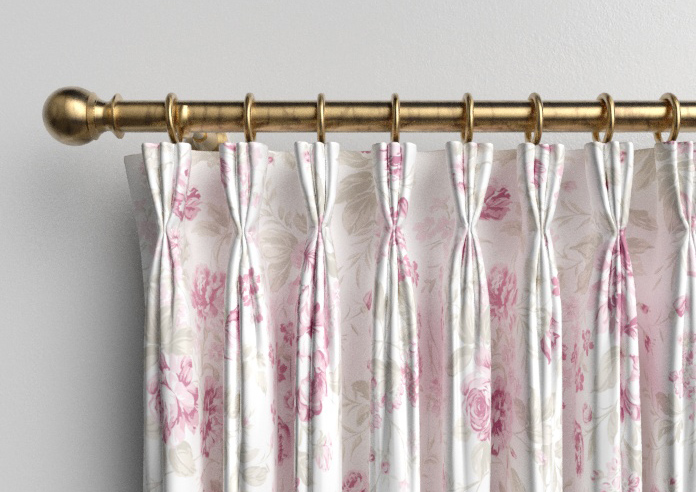 Shabby Chic by Rachel Ashwell Romantic Rose, Pink - Made to Measure Curtains - Image 11
